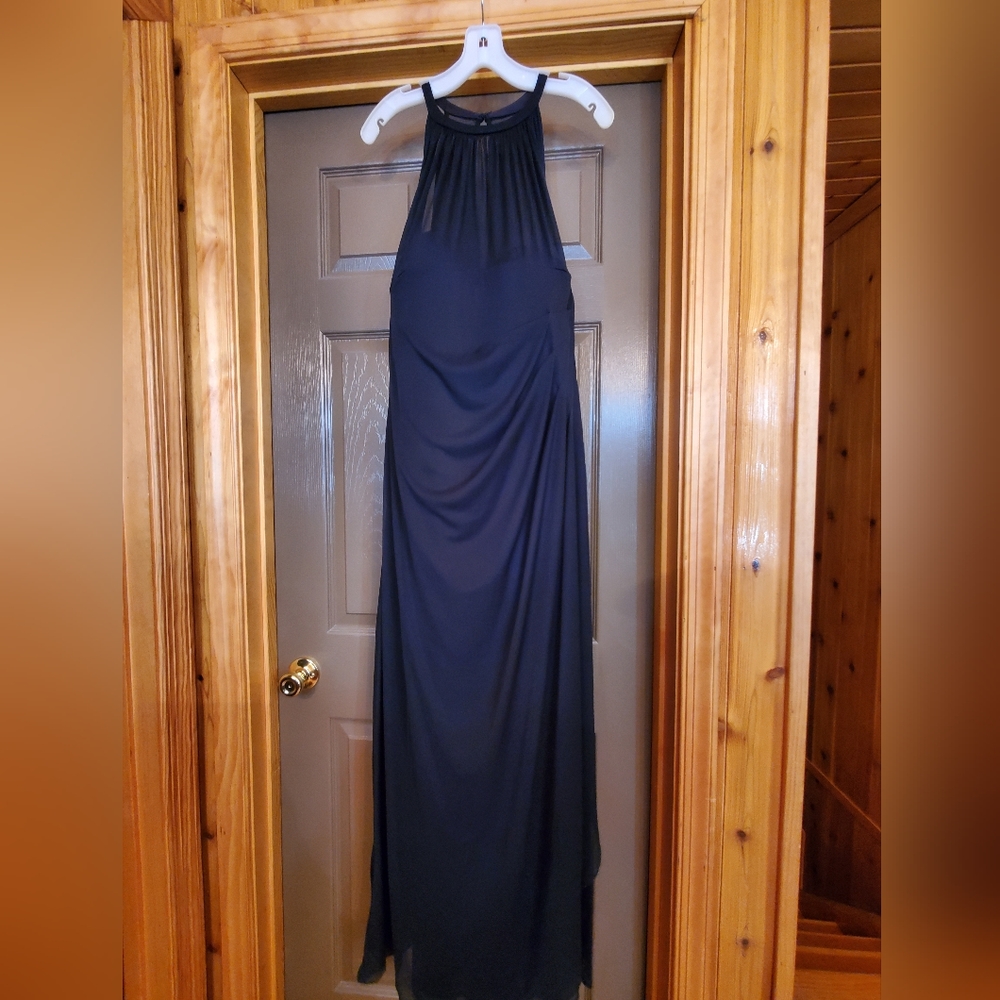 Illusion Mesh w/cuta Bridemaid gown
